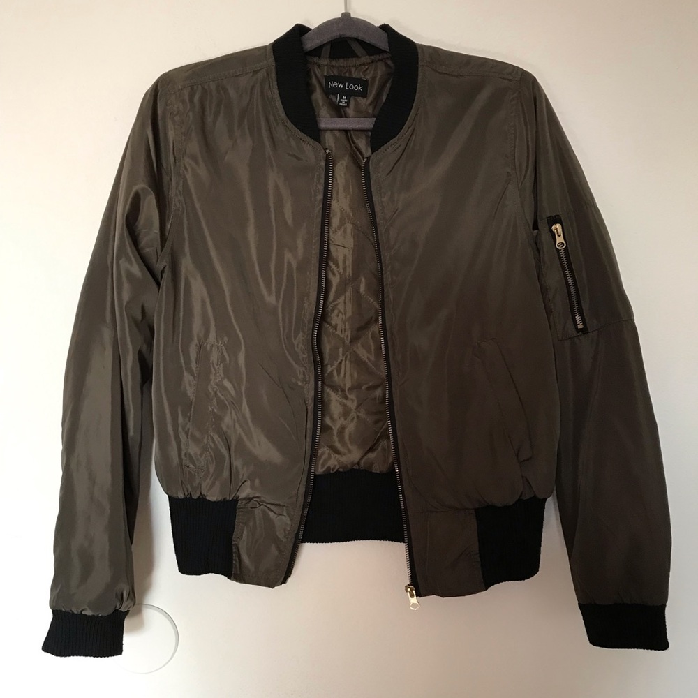 New Look Olive Bomber Jacket